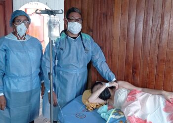 Ya son tres los nacidos en los palafitos de la Ciénaga Grande