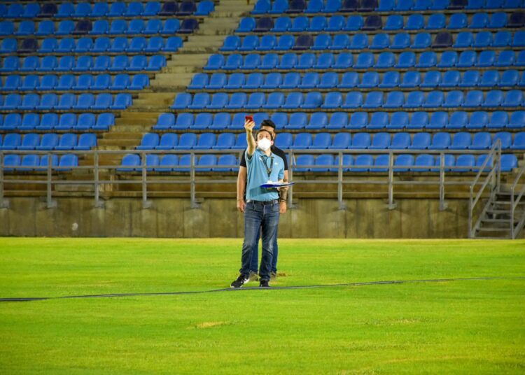 Win Sport tomó nota del estadio Sierra Nevada para transmisiones