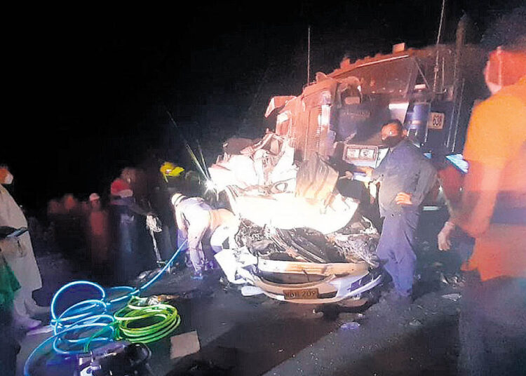 Dos muertos y cinco heridos en accidente de tránsito en la Zona Bananera