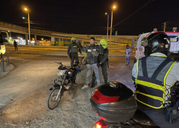 20 sancionados por llevar parrillero hombre en Santa Marta