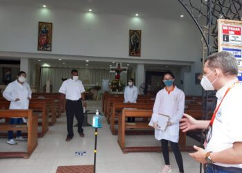 Vigilan que centros religiosos en Santa Marta cumplan normas de bioseguridad
