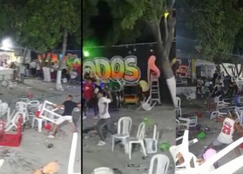 En video: Fuerte riña en caseta ‘Stankomodos’ de Santa Marta