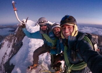 Tres aventureros llegaron a los picos más altos de la Sierra Nevada