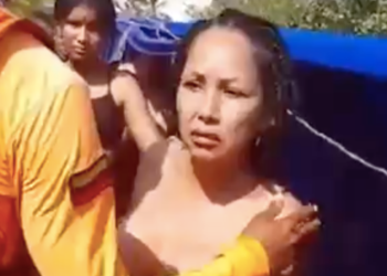 Polémica en Taganga por mujer desnuda en la playa