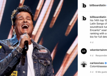«Colombia, mi encanto», de Carlos Vives sigue en las listas de las más escuchadas