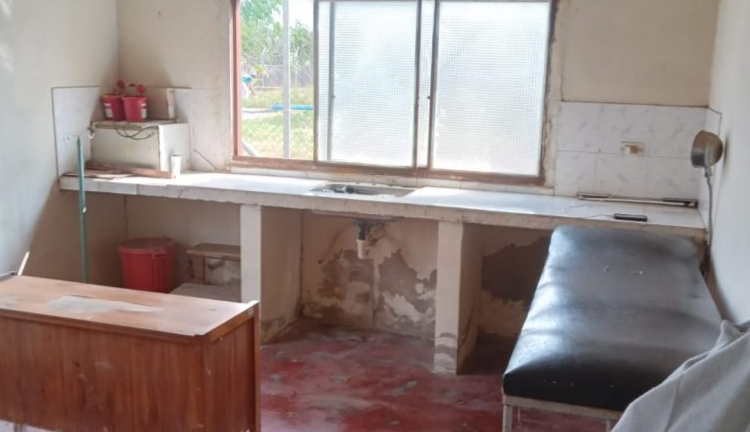 En deplorable estado, puesto de salud de Tiogollo, en El Piñón