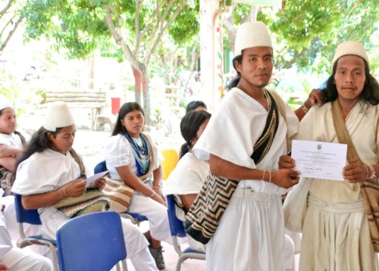 Sena certificó a 35 indígenas arhuacos como emprendedores