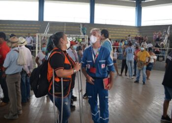 Desplazados de La Secreta están siendo atendidos en Coliseo de Ciénaga