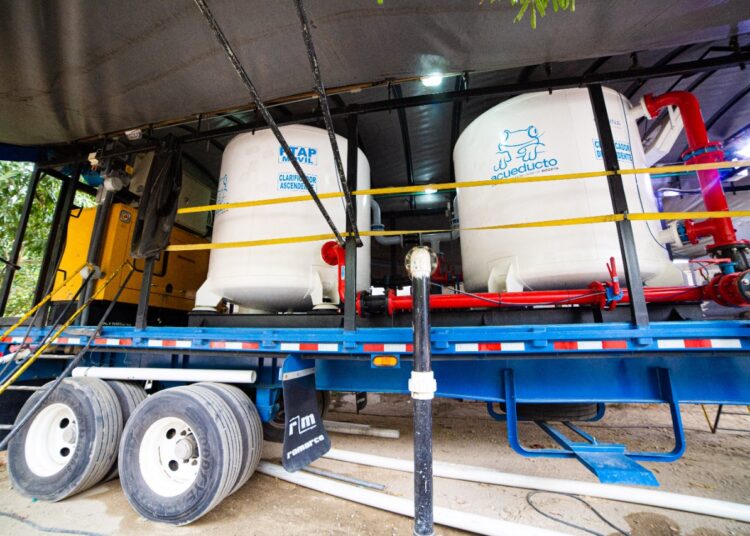 Entra en servicio planta portátil potabilizadora para el sur de Santa Marta