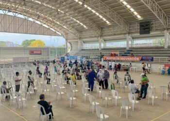Cerrará el punto de vacunación en el Coliseo del Buen Vivir