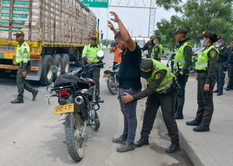Operativos para la prevención de delitos en las tres localidades de Santa Marta