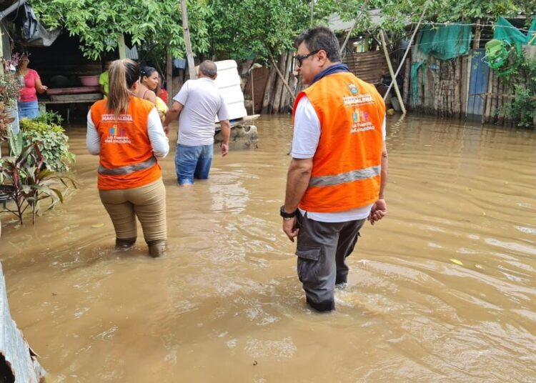 Comenzó atención a familias afectadas por lluvias e inundaciones en el Magdalena