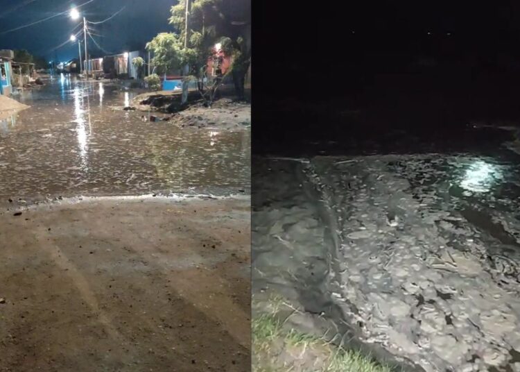 Barrio de Ciénaga en jaque: el mar de leva ya se metió a las calles