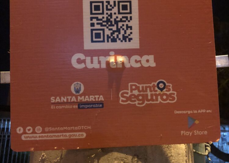 Denuncian que no están funcionando los puntos seguros en sector de Santa Marta