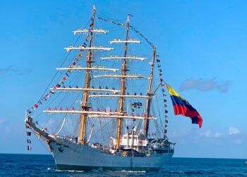 Este martes el ARC Gloria llega al Puerto Marítimo de Santa Marta