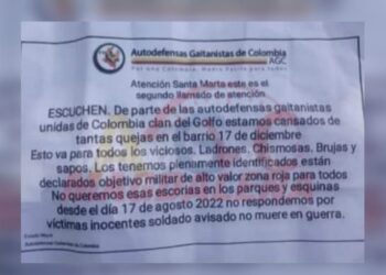 Zozobra en el barrio 17 de diciembre: anuncian «limpieza social» en panfleto