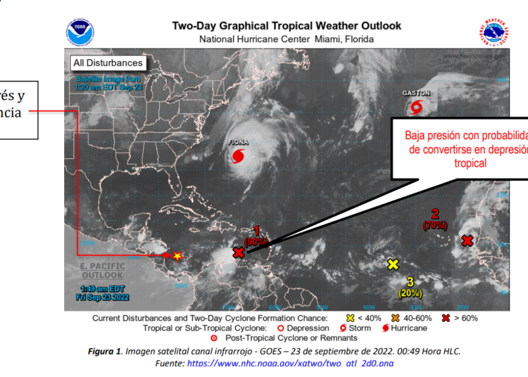 Fuertes lluvias en Santa Marta por tormenta sobre el mar Caribe