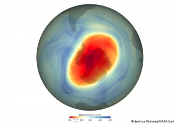 El agujero de la capa de ozono en el Hemisferio Sur se redujo ligeramente en 2022