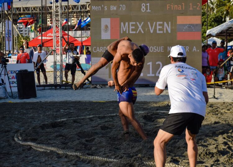 Venezuela, Colombia y República Dominicana: oro en la lucha libre de playa