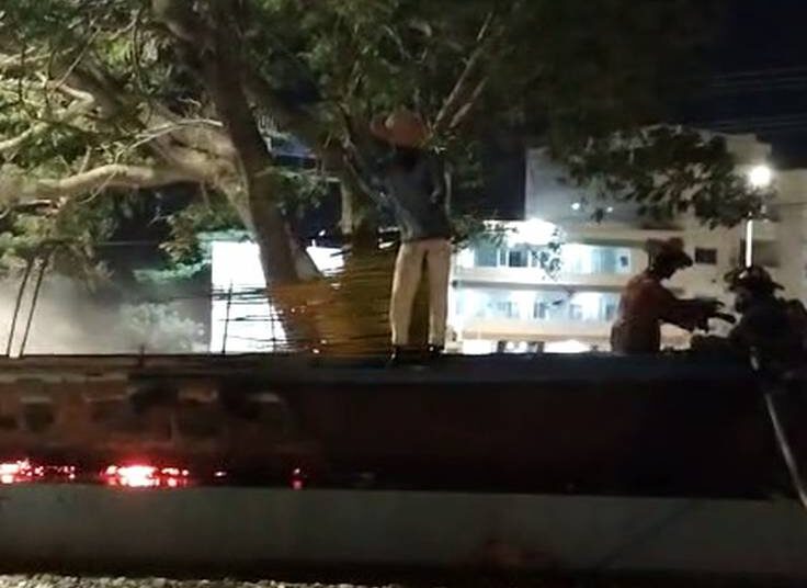 Desconocidos incendiaron monumento de La Piragua