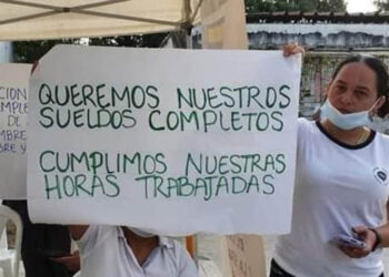 Continúan las protestas en el Hospital de Ciénaga: denuncian falta de pago