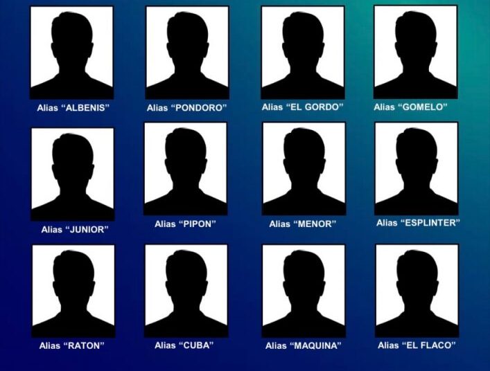 Este es el cartel de los «12 más buscados» en Santa Marta