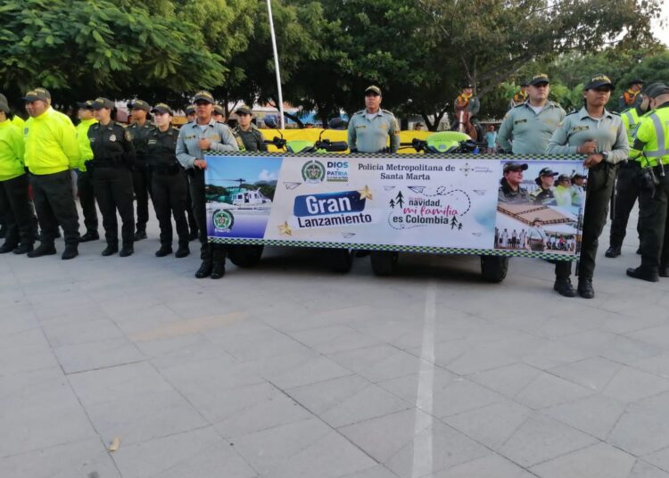 1.500 policías resguardarán Santa Marta durante navidad y fin de año
