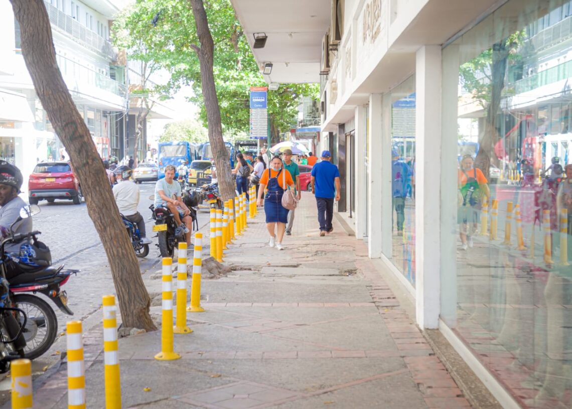 Ya se entregaron más de 1.000 m2 de espacio público en la Carrera Quinta