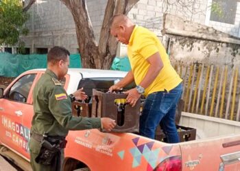 Incautan cargamento de licor por irregularidades en el Magdalena