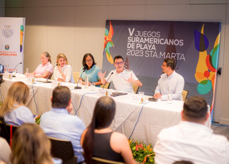 Los avances de los V Juegos Suramericanos de Playa Santa Marta 2023