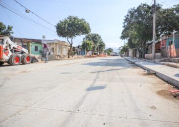 Avance del 59% en obras de pavimentación en Timayuí