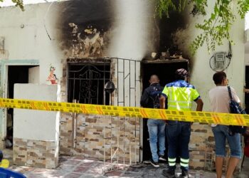Incendio dejó en la calle a familia de María Eugenia
