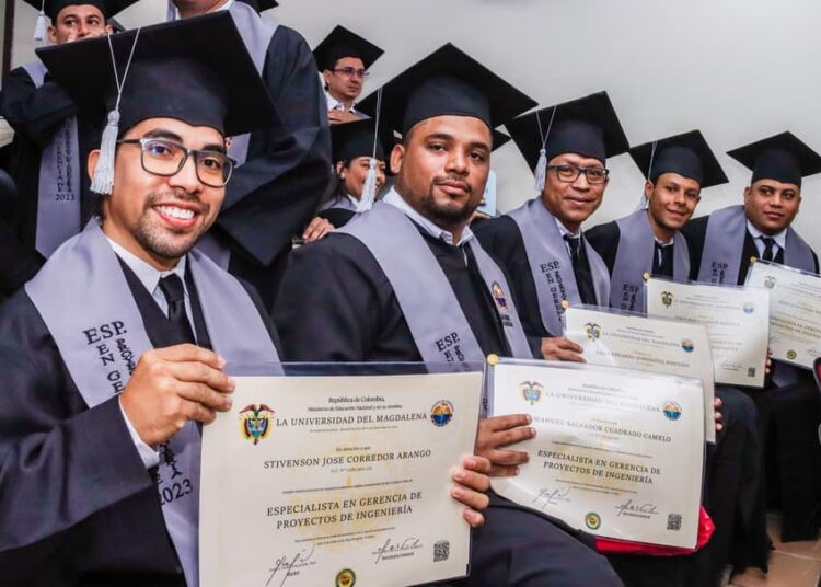 114 nuevos doctores, magísteres y especialistas egresados en Unimagdalena