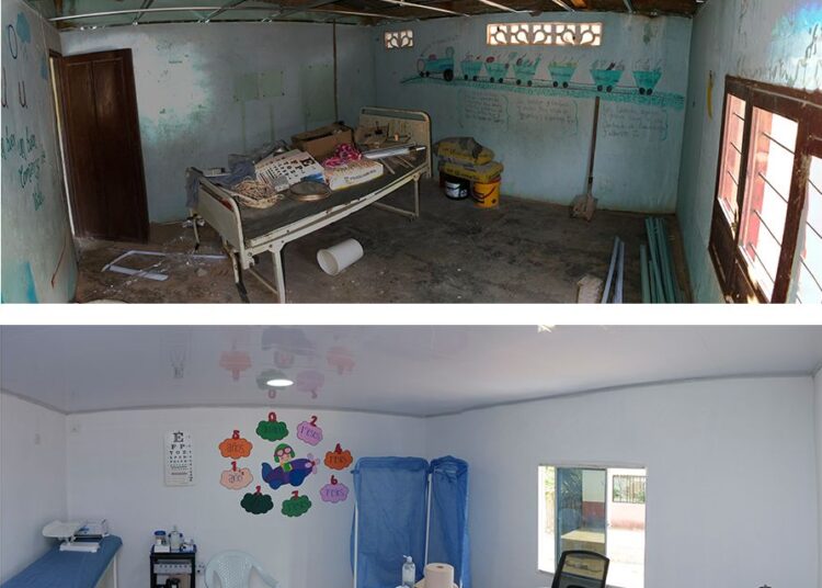 Entregan dos renovados Centros de Salud en Pivijay