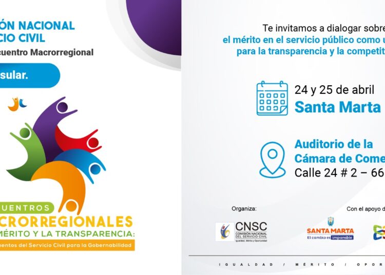 Encuentro Macrorregional del Mérito y la Transparencia en Santa Marta