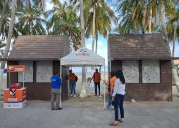 Punto de Atención Inmediata del CRUE en el Camellón de El Rodadero