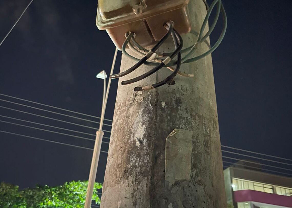Hurto afectó 36 luminarias en la avenida del Libertador