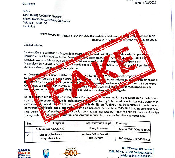 Denuncian que están usando logo de la Essmar para engañar y estafar