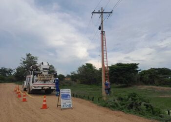 Concordia sin energía por robo de cables