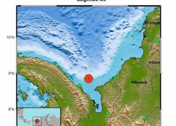 Autoridades descartan amenaza de tsunami tras temblor en el mar Caribe