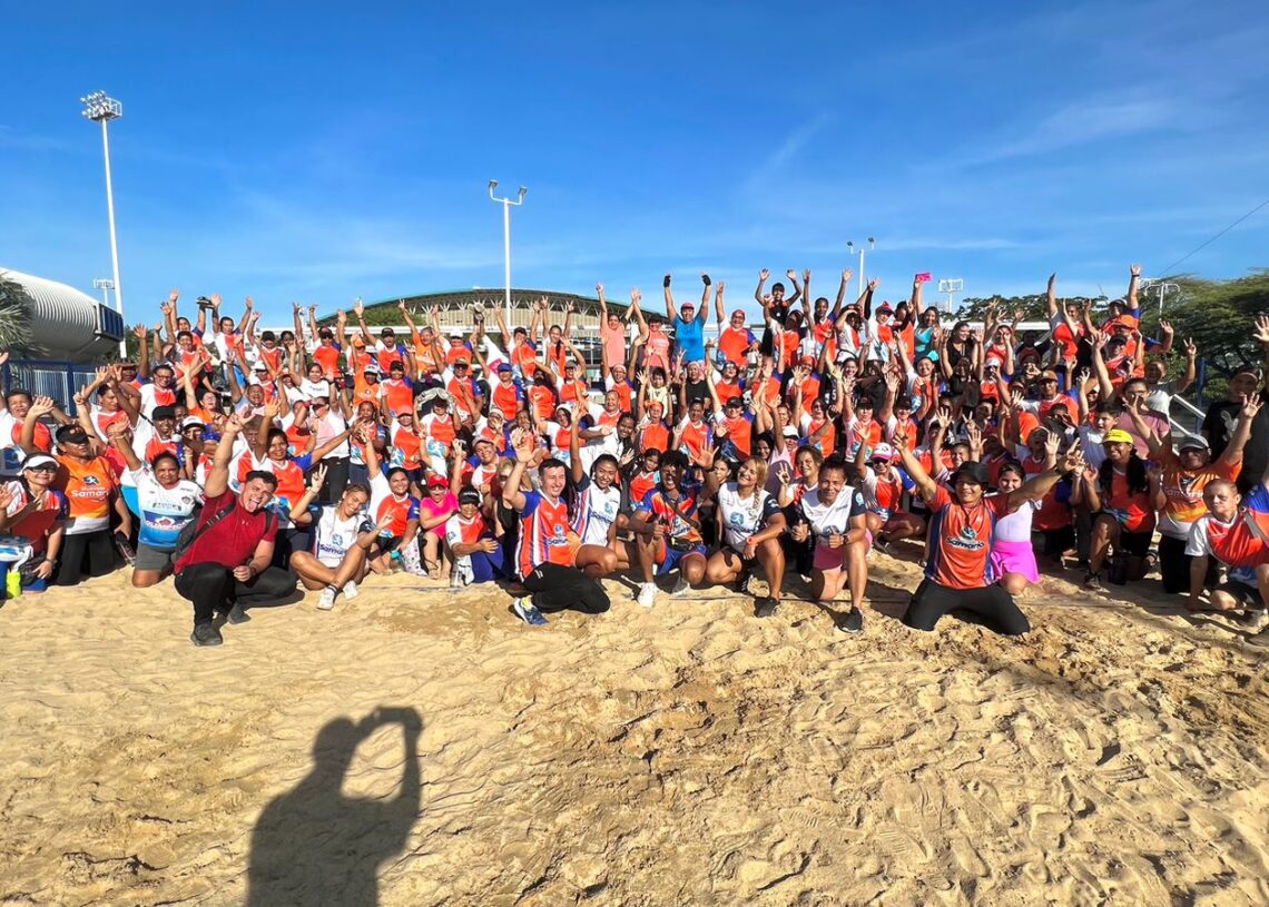 ‘Voley Bomba’ reunió a más de 200 personas en Complejo de Arena