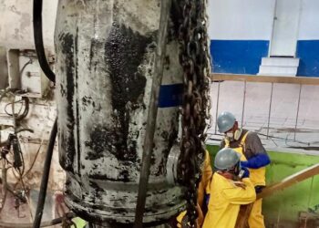 Otro daño en la red de Essmar: ahora una bomba de la EBAR Norte