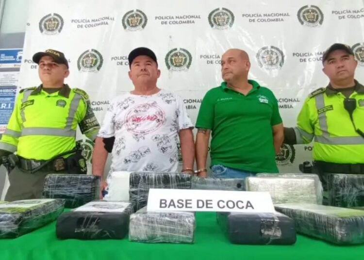 Los capturan cuando transportaban 16 kilos de coca hacia Santa Marta