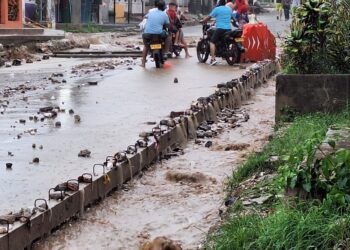 Obra vial ejecutada en un 82% fue afectada por lluvias en Santa Marta