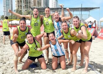 Argentina quiere hacer moñona en balonmano de hombres y mujeres, en el Suramericanos de Playa