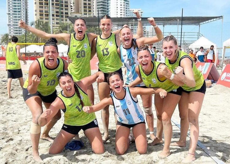 Argentina quiere hacer moñona en balonmano de hombres y mujeres, en el Suramericanos de Playa