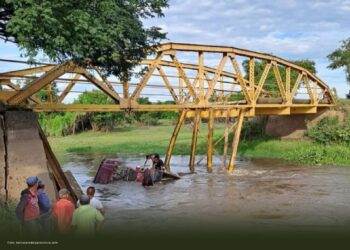 Piden acciones inmediatas para reconstruir puente de la vía Santa Ana – Pinto