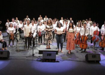 Santa Marta disfrutó con el ensamble de la Fleet Forces Band