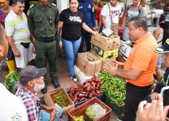 Intensifican acciones para fortalecer la seguridad en el mercado de Santa Marta