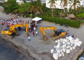 Freno a la erosión: arranca en firme la recuperación de Playa Salguero